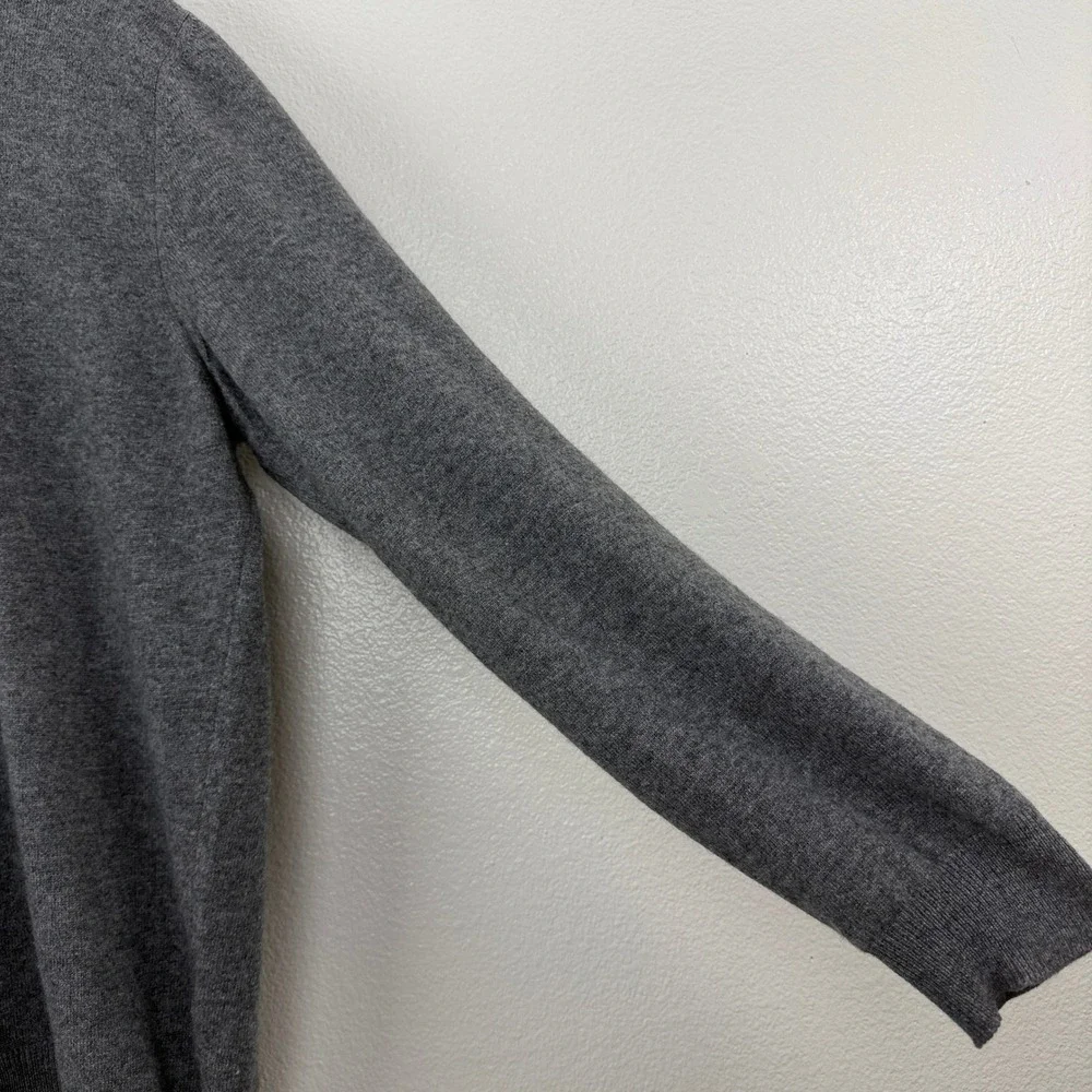5+1_ANNAPURNA Sweater Mens XL Grey Cashmere Crew Neck Made in Italy Pullover